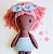 Boneca Negra - Cabelo Rosa - Imagem 3