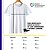 Camiseta Branca Plus Size 100% Poliéster - Imagem 2