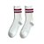 Meia Red Double Stripe - Imagem 1