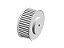 POLIA IND. T5 44 DENTES PARA CORREIA DE 25MM TIPO 6F EM ALUMÍNIO - Imagem 2