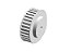 POLIA IND. T10 30 DENTES PARA CORREIA DE 25MM TIPO 6F EM ALUMÍNIO - Imagem 2