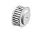 POLIA IND. T10 27 DENTES PARA CORREIA DE 32MM TIPO 6F EM ALUMÍNIO - Imagem 2