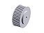 POLIA IND. T10 44 DENTES PARA CORREIA DE 50MM TIPO 6F EM ALUMÍNIO - Imagem 2