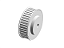 POLIA IND. AT5 40 DENTES PARA CORREIA DE 16MM TIPO 6F EM ALUMÍNIO - Imagem 2