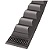 CORREIA GATES EM V DENTADA BXS-67 HI POWER - Imagem 4