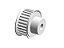 POLIA IND. ROYAL 25 DENTES 3M 9MM TIPO 6F AL - Imagem 1