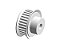 POLIA IND. ROYAL 28 DENTES 3M 9MM TIPO 6F AL - Imagem 1