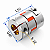 Acoplamento Elástico D40L50 3 Garras em Alumínio para Servo Motor CNC | Furos 8 a 22 mm - Imagem 1