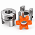 Acoplamento Elástico D55L78 4 Garras em Alumínio para Servo Motor CNC | Furos 12 a 30 mm - Imagem 2