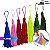 PINGENTE DE SEDA TASSEL - 7.0 CM PCT C/10 UNIDADES - Imagem 4