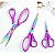 KIT TESOURAS TITANIUM  CABO SOFT - 3 UNIDADES - Imagem 5