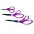 KIT TESOURAS TITANIUM  CABO SOFT - 3 UNIDADES - Imagem 4