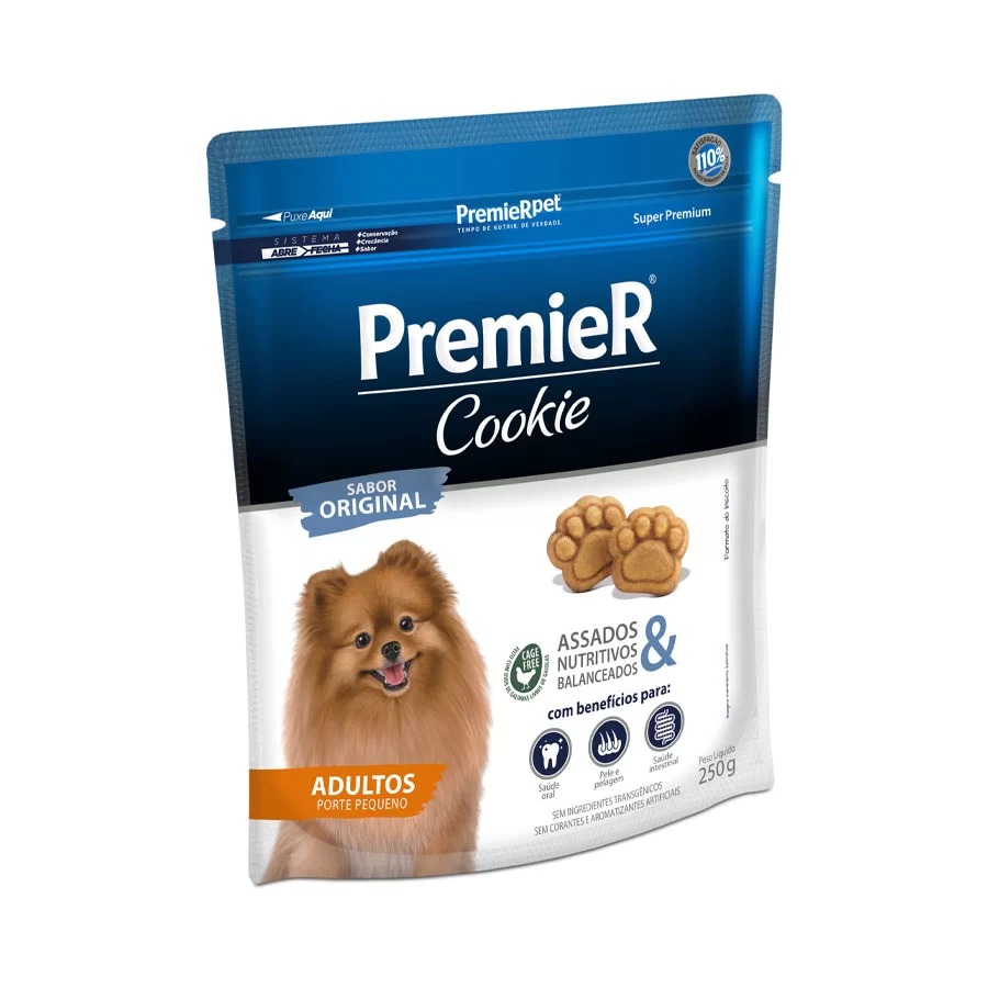 Biscoito Premier Cookie para Cães Adultos de Raças Pequenas 250g - Imagem 1