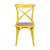 Cadeira Cross C/ Assento Rattan, Estrutura em Madeira - Imagem 2
