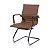 Cadeira Office Eames Esteirinha Base Cromada Fixa C/ Revestimento Em PU - Imagem 7