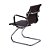 Cadeira Office Eames Esteirinha Base Cromada Fixa C/ Revestimento Em PU - Imagem 6