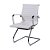 Cadeira Office Eames Esteirinha Base Cromada Fixa C/ Revestimento Em PU - Imagem 1