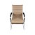 Cadeira Office Florença Base Fixa Estrutura Cromada, Estofada C/ Revestimento Em PU - Imagem 7