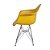 Cadeira Eames DKR Base Cromada C/ Braço, Concha Polipropileno - Imagem 6