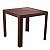 Mesa Ibiza Quadrada 80x80cm Em Polipropileno - Imagem 2