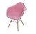 Cadeira Eames DKR Base Madeira C/ Braço Concha Polipropileno - Imagem 6