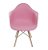 Cadeira Eames DKR Base Madeira C/ Braço Concha Polipropileno - Imagem 4