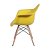 Cadeira Eames DKR Base Madeira C/ Braço Concha Polipropileno - Imagem 9