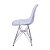 Cadeira Eames DKR Base Metal Cromado, Assento Policarbonato - Imagem 2