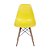 Cadeira Eames DKR C/ Base Madeira e Concha Em Polipropileno - Imagem 4