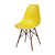 Cadeira Eames DKR C/ Base Madeira e Concha Em Polipropileno - Imagem 3