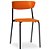 Cadeira Bit Base Fixa Metal(PRETO), Assento/Encosto Polipropileno - Imagem 4