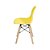 Cadeira Eames DKR Infantil Base Madeira Concha Polipropileno - Imagem 4