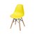 Cadeira Eames DKR Infantil Base Madeira Concha Polipropileno - Imagem 2