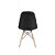 Cadeira Eames DKR Revest. Tecido C/ Capitonê Base Madeira - Imagem 8