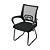 Cadeira Office Tok Base Fixa(PRETA) Encosto Tela Mesh - Imagem 1