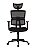 Cadeira Office Presidente C/ Apoio Lombar, Braço Regulável, Encosto Tela Mesh - Imagem 2