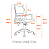 Cadeira Office Tokyo Diretor Base Nylon, Encosto Polipropileno C/ Tela Mesh - Imagem 5