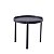 Mesa de Apoio Outdoor Enjoy Redonda 50x45cm, Base Aço C/ Tampo Polipropileno - Imagem 3