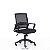 Cadeira Office Diretor Inline C/ Braços Fixos, Base Piramidal Nylon, Encosto C/ Relax Em Tela - Imagem 1
