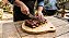 Base Gourmet em Madeira Maciça para Carne - 27cm - Imagem 3