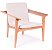POLTRONA RAMP COURO NATURAL - Imagem 1