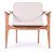 POLTRONA RAMP COURO NATURAL - Imagem 2