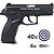 Pistola de Pressão CO2 Wingun W129 Blowback Slide Metal 4.5mm + 4 Cápsulas + 40 Alvos - Imagem 1