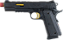 Airsoft Pistola Rossi Redwings 1911 Gold GBB Green Gas Blowback 6mm + 60 alvos - Imagem 6
