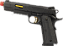 Airsoft Pistola Rossi Redwings 1911 Gold GBB Green Gas Blowback 6mm + 60 alvos - Imagem 5