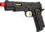 Airsoft Pistola Rossi Redwings 1911 Gold GBB Green Gas Blowback 6mm + 60 alvos - Imagem 4