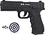 Pistola de Pressão CO2 Wingun W119 Slide Metal Blowback 4.5mm + 40 Alvos de Brinde - Imagem 1