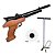 Pistola de Pressão PCP FXR Artemis PP800R Target 4.5mm + Bomba FXR 300 bar Inox + 20 Alvos de Papel - Imagem 1