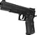 Pistola de Pressão CO2 Rossi Wingun 1911 Tatical 6mm + 30 Alvos de Brinde - Imagem 5