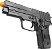 Airsoft Pistola P226-2124 Spring 6mm + 10 Alvos - Imagem 3